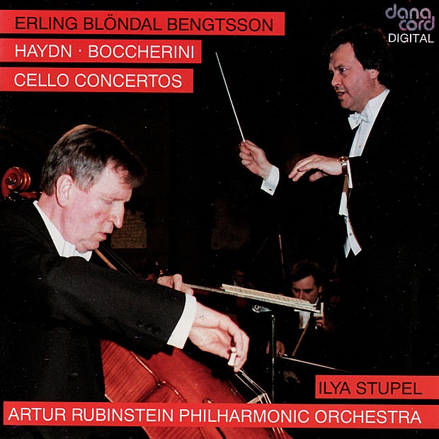 Haydn & Boccherini: Cello Concertos by Ilya Stupel, Artur Rubinstein Philharmonic Orchestra & Erling Blöndal Bengtsson album cover
