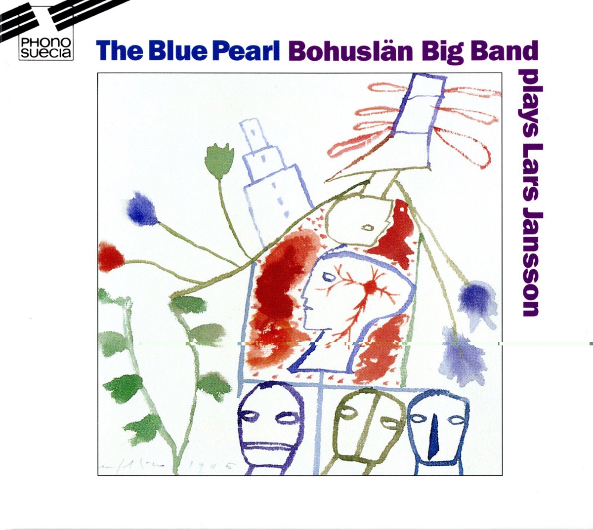 The Blue Pearl Bohuslan Big Band Plays Lars Jansson by Bohuslän Big Band album cover