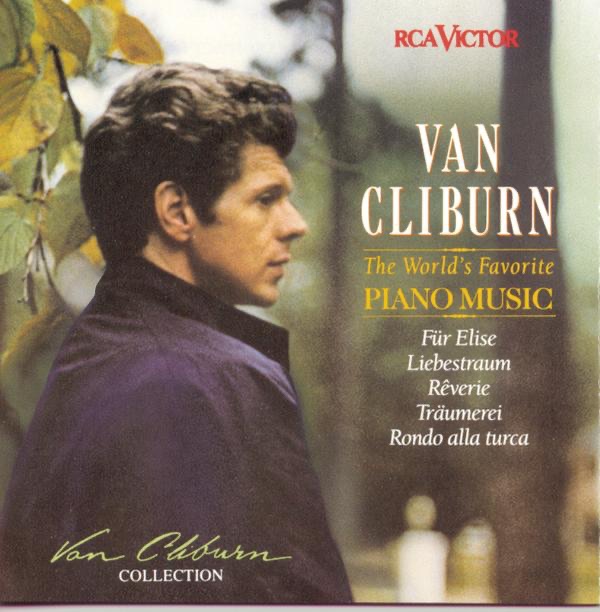 The World's Favorite Piano Music by Van Cliburn album cover