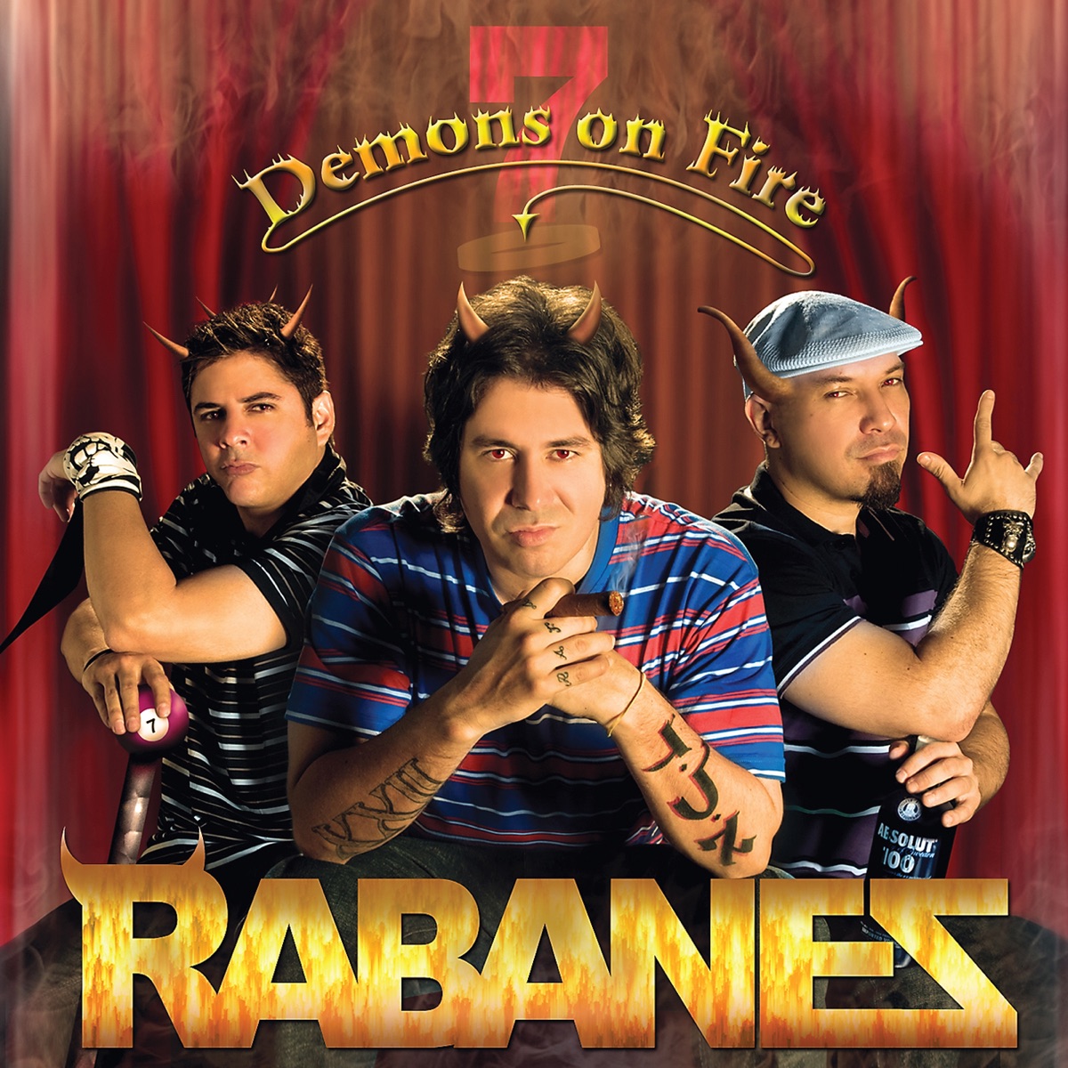 Demons On Fire by Los Rabanes album cover