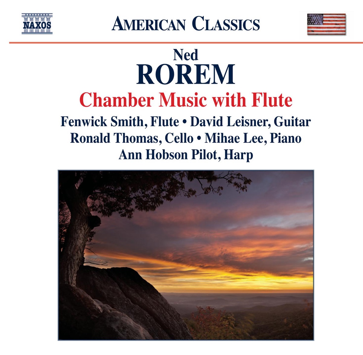 Rorem: Chamber Music With Flute by Fenwick Smith, Mihae Lee, David Leisner, Ronald Thomas & Ann Hobson Pilot album cover