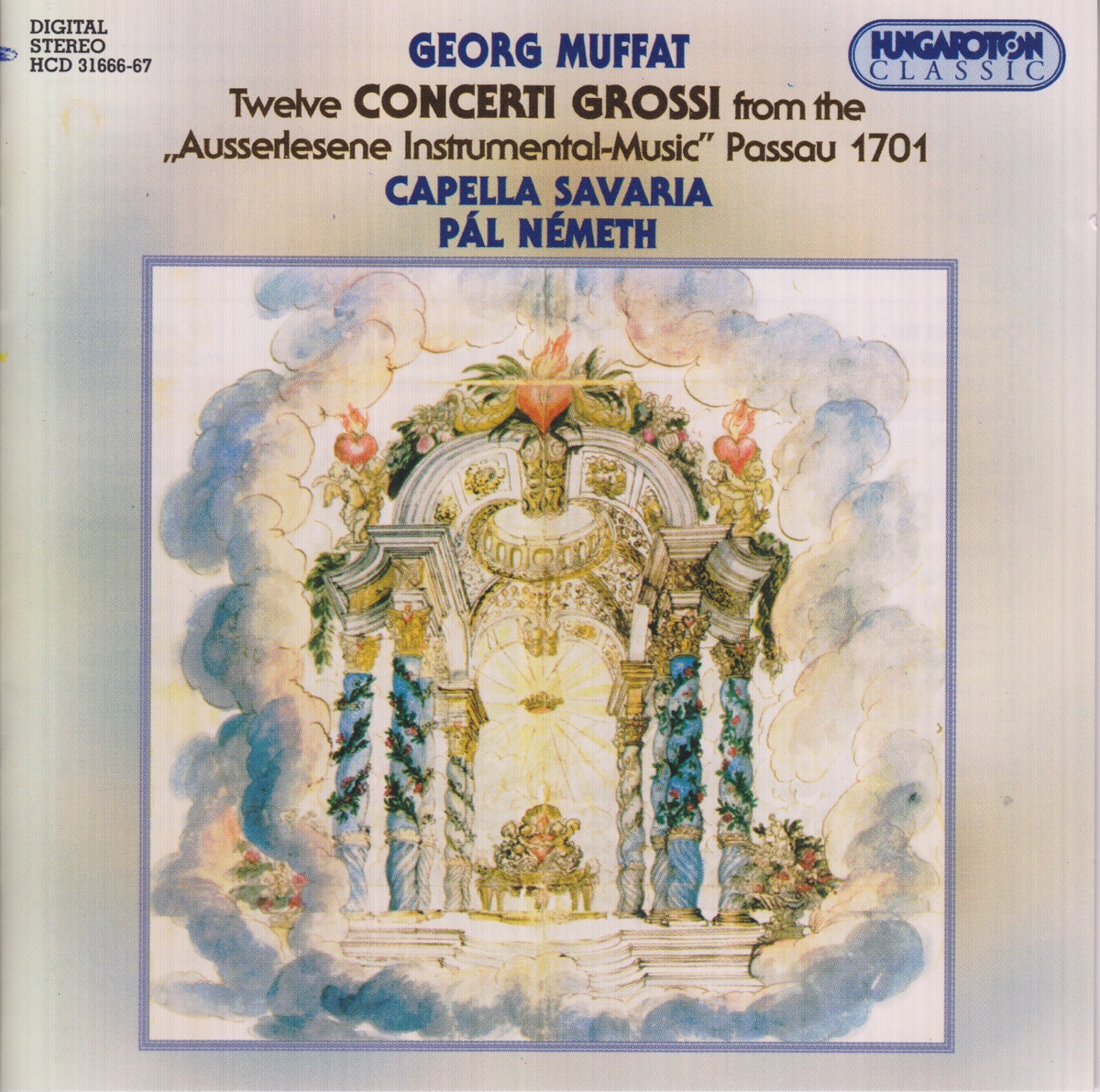 Georg Muffat: 12 concerto grossi by Capella Savaria & Pál Németh album cover