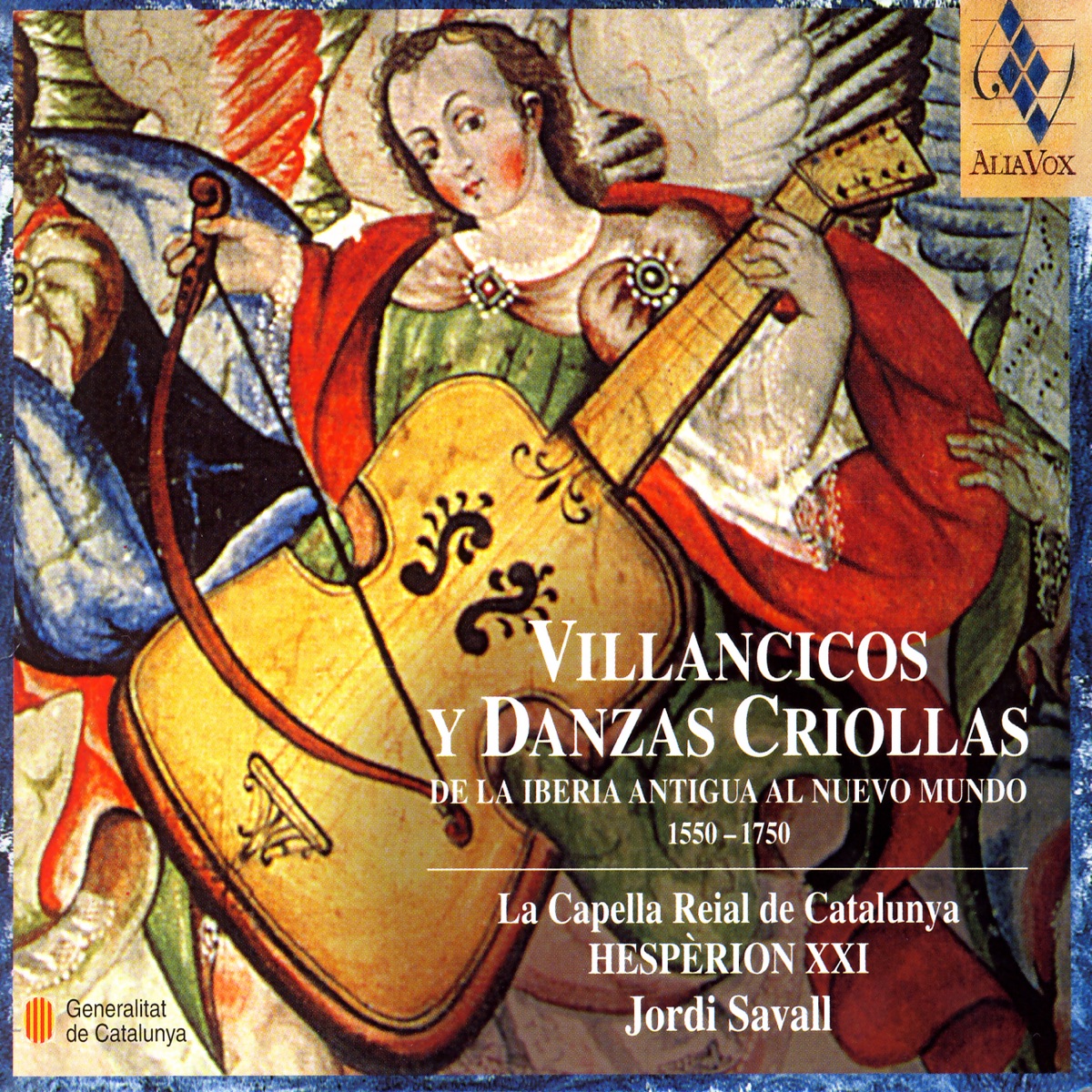 Villancicos Danzas Criollas 1550-1750 by La Capella Reial De Catalunya, Hespèrion XXI & Jordi Savall album cover