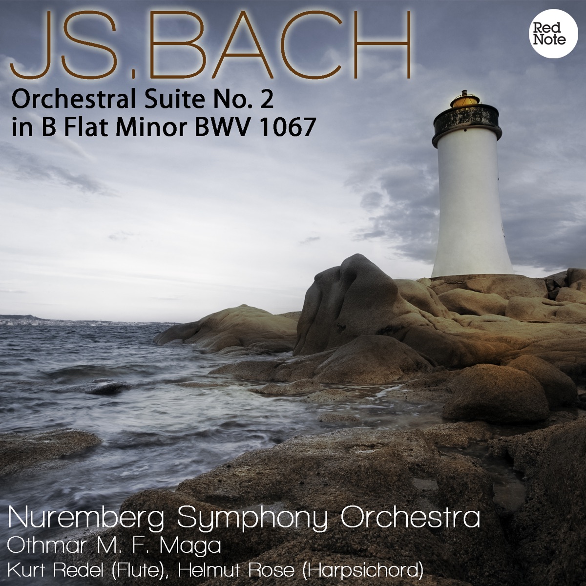 Bach: Orchestral Suite No.2 in B Minor BWV 1067 by Nuremberg Symphony Orchestra & Othmar Mága album cover