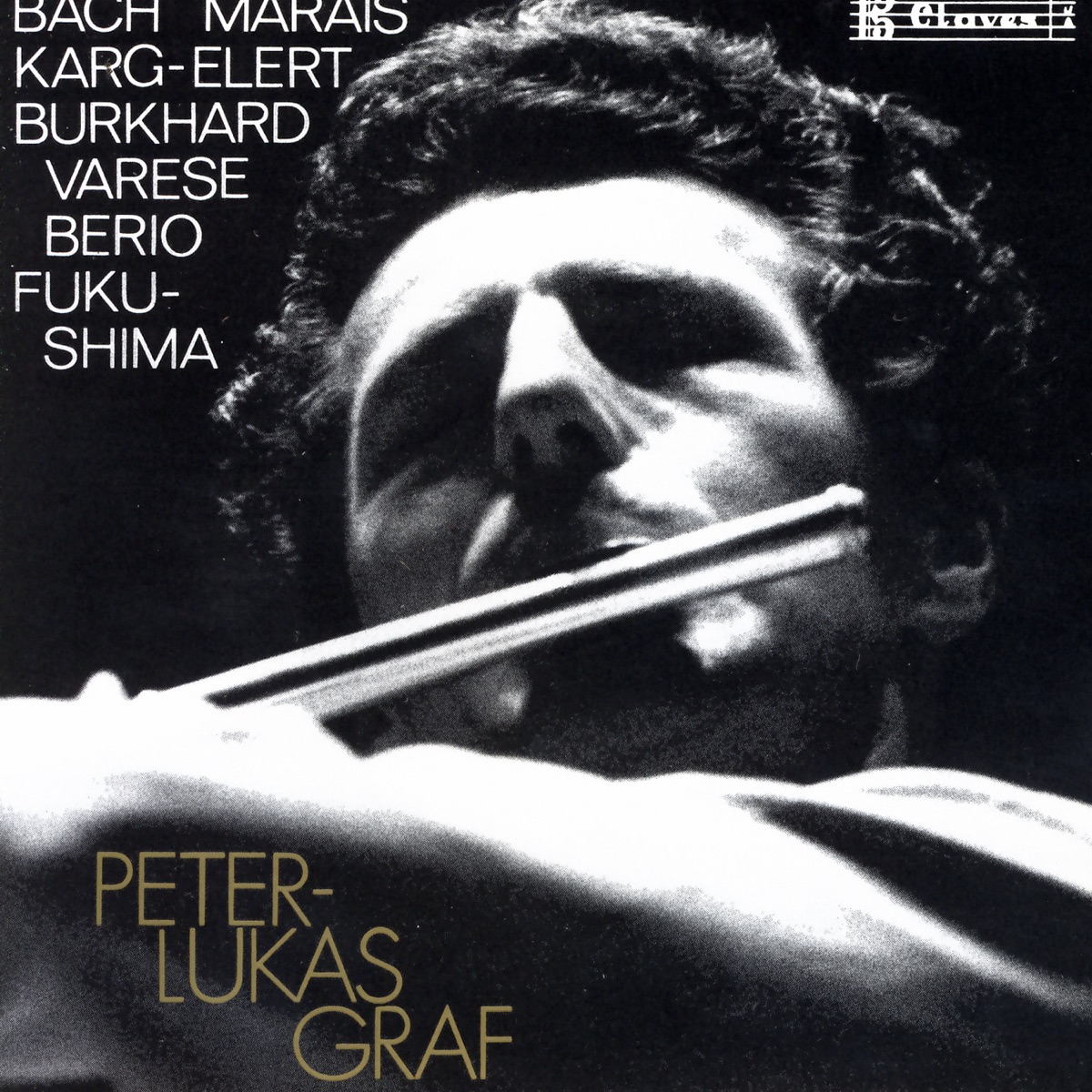 Music for Solo Flute by Peter-Lukas Graf album cover