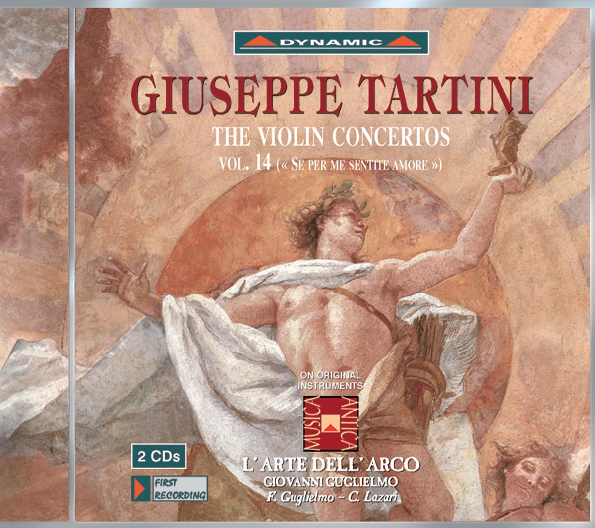 Tartini, G.: Violin Concertos, Vol. 14 (L'Arte Dell'Arco)- D. 7, 28, 31, 33, 34, 65, 68, 78, 102, 103, 107 by Giovanni Guglielmo album cover
