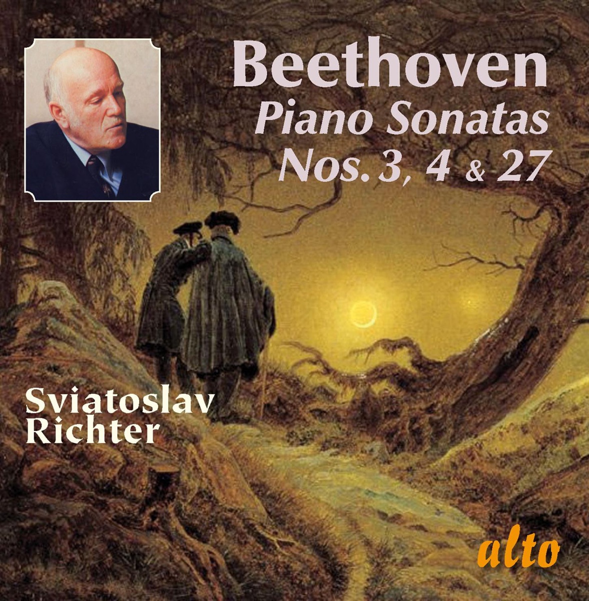 Beethoven: Piano Sonatas Nos. 3, 4, & 27 by Sviatoslav Richter album cover