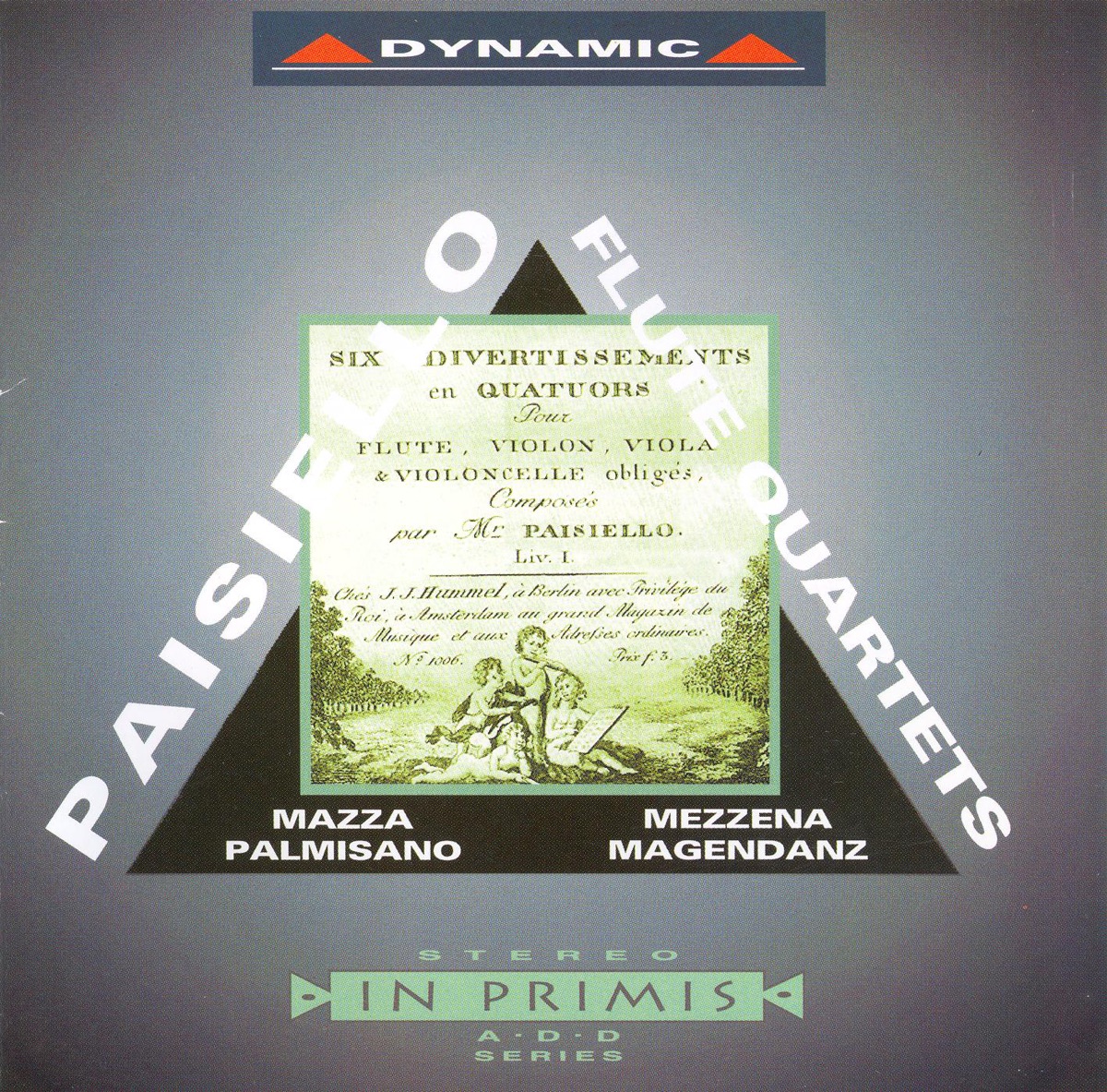 Paisiello: Divertissements Nos. 1-6 by Franco Mezzena, Luigi Palmisano, Arturo Mazza & Donna Magendanz album cover