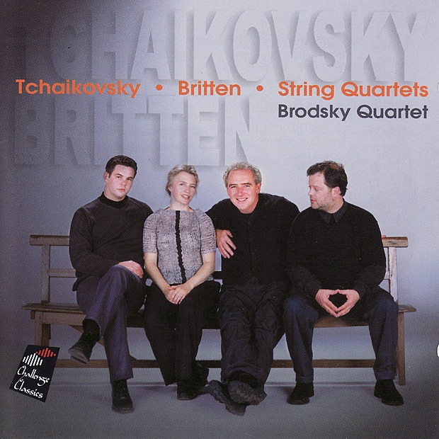Tchaikovsky & Britten: String Quartets by Brodsky Quartet album cover