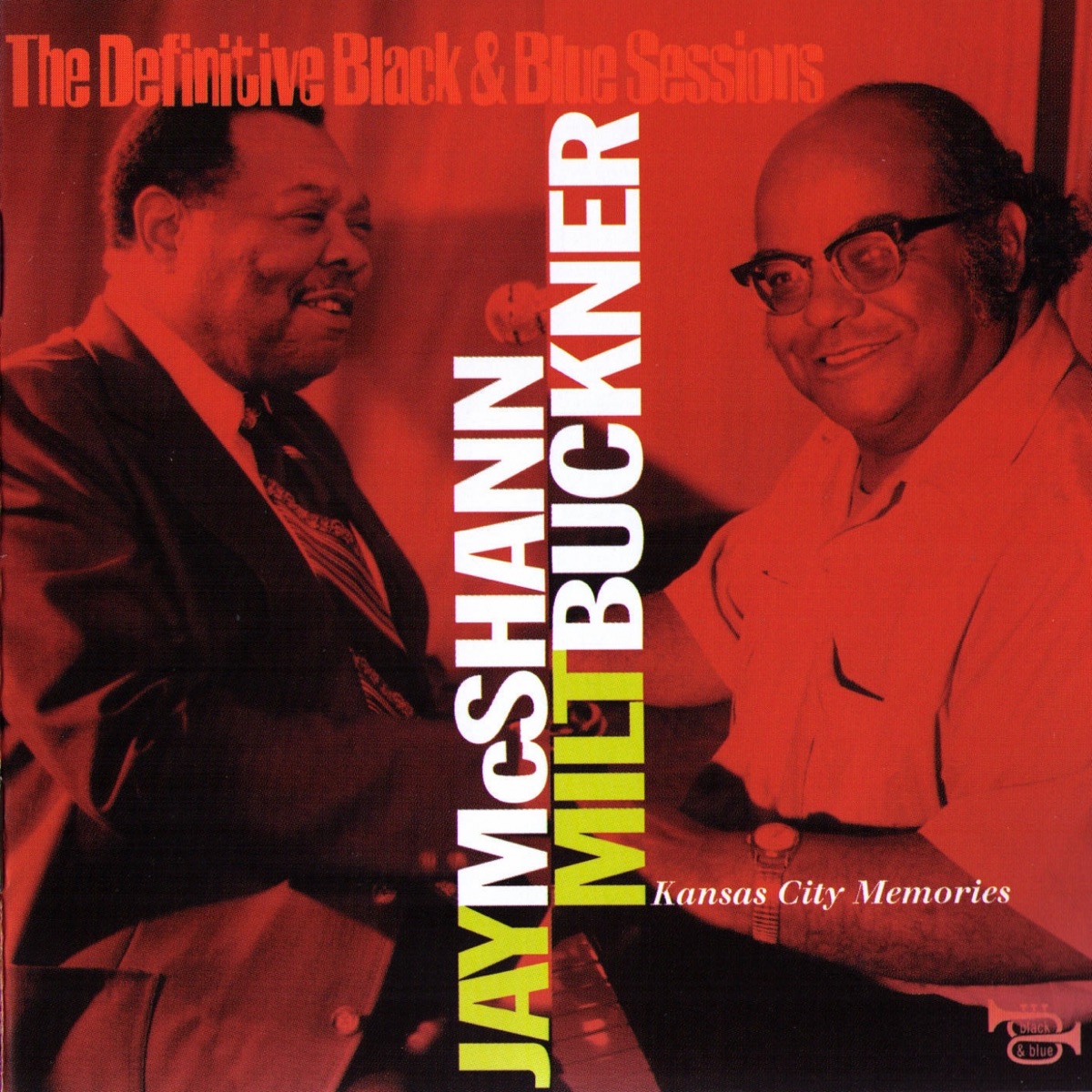 Kansas City Memories (1970-1973) [The Definitive Black & Blue Sessions] by Jay McShann & Milt Buckner album cover