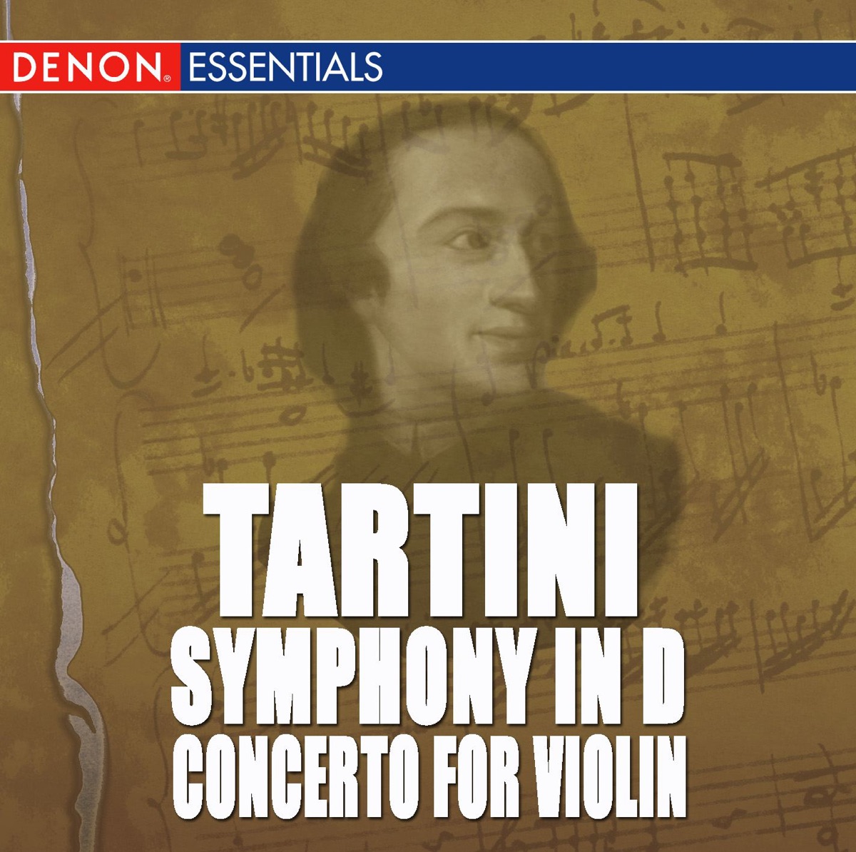 Tartini: Symphony In D Major & Concerto In D Minor by Camerata Academica Würzburg & Conrad von der Goltz album cover