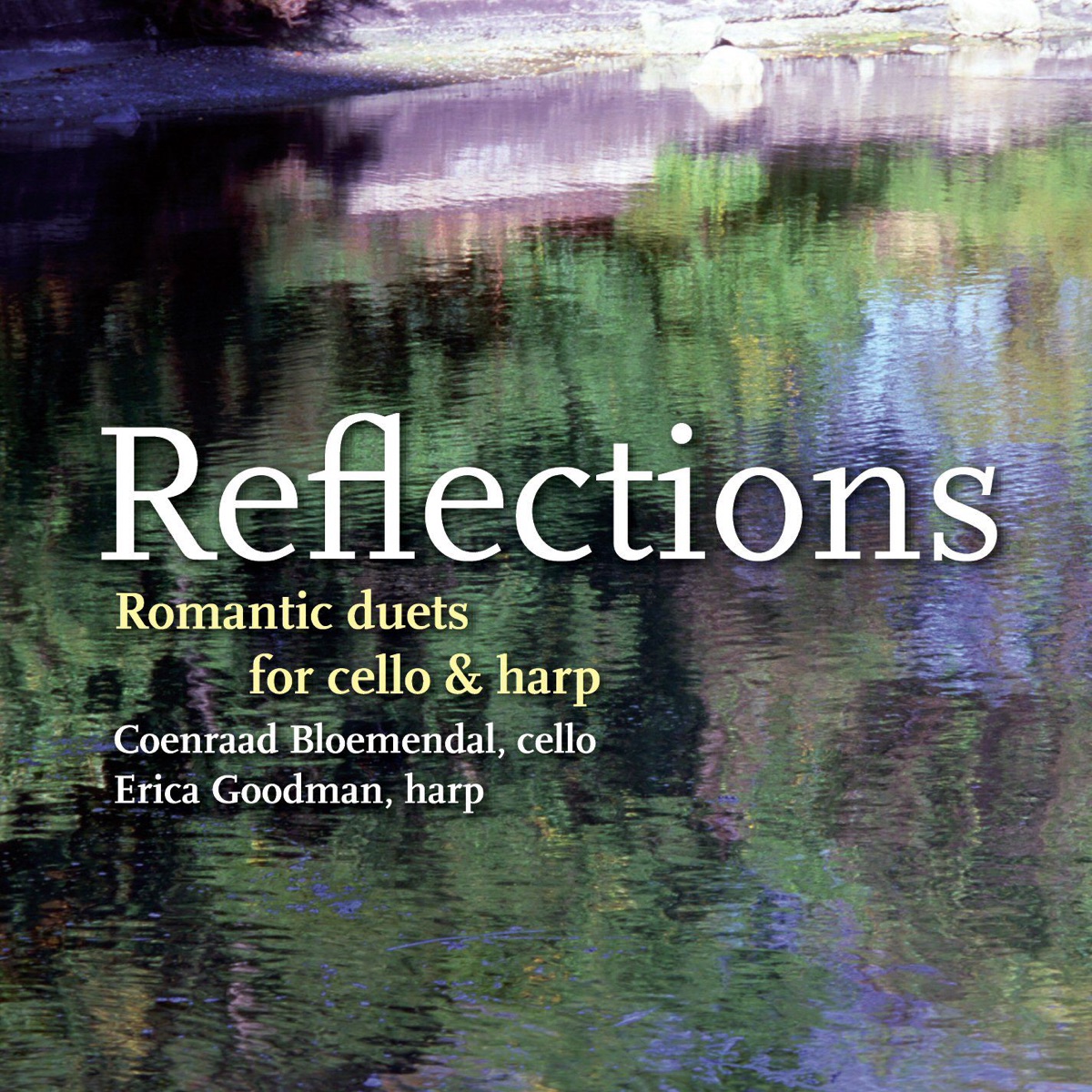 Reflection - Romantic Duets for Cello and Harp by Coenraad Bloemendal & Erica Goodman album cover