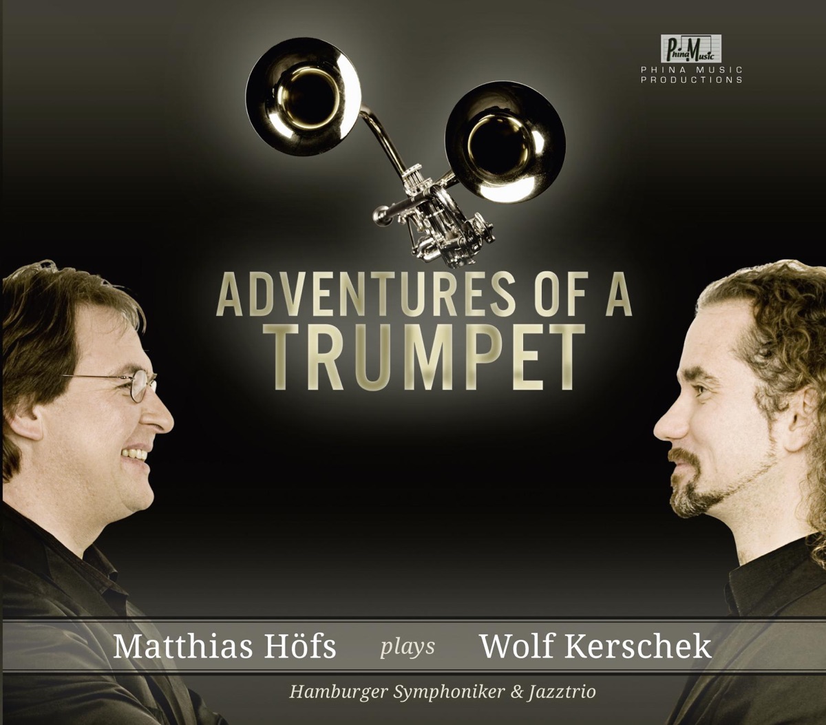 Adventures of a Trumpet by Matthias Höfs, Wolf Kerschek & Hamburg Symphony album cover