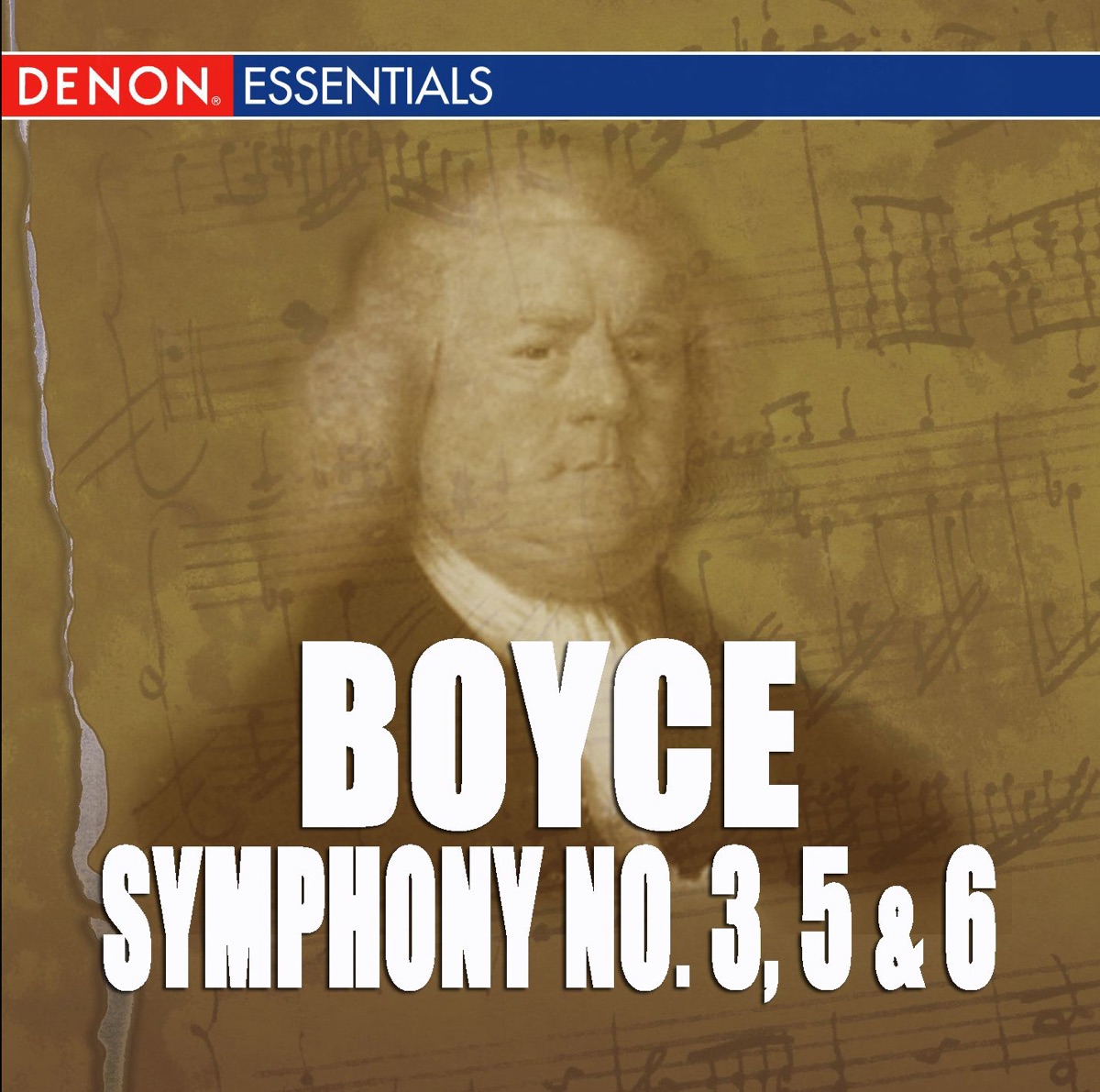 Boyce: Symphonies 3, 5 & 6 by Camerata Rhenania & Hanspeter Gmür album cover
