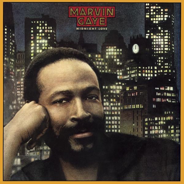 Midnight Love by Marvin Gaye album cover