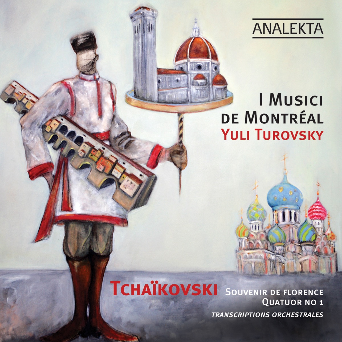 Tchaikovsky: Souvenir de Florence & Quartet No. 1 by I Musici de Montréal & Yuli Turovsky album cover