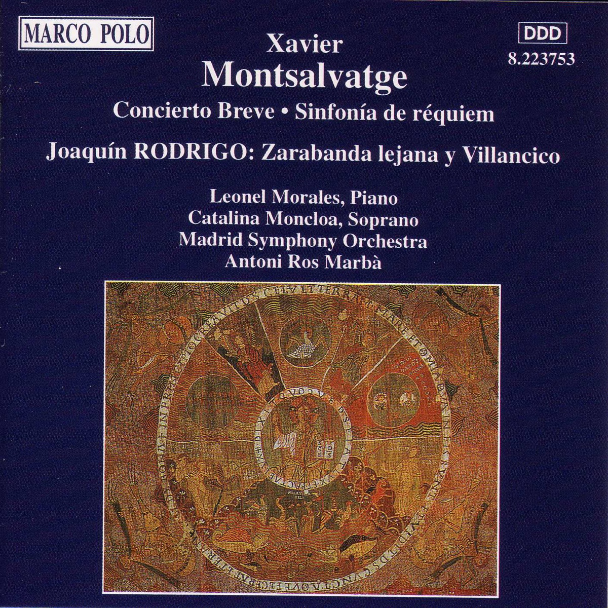 Montsalvatge: Concierto Breve - Rodrigo: Zarabanda by Antoni Ros-Marba, Madrid Symphony Orchestra, Leonel Morales & Catalina Moncloa album cover