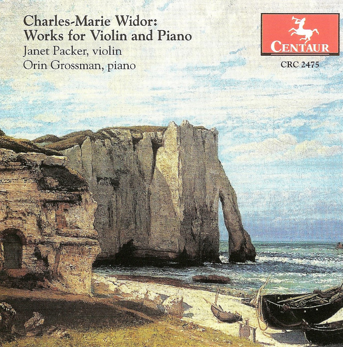 Widor, C.-M.: Violin Sonatas Nos. 1 and 2 - Suite Florentine - Cavatine - Romance by Orin Grossman & Janet Packer album cover