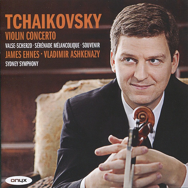 Tchaikovsky: Violin Concerto by James Ehnes, Sydney Symphony Orchestra & Vladimir Ashkenazy album cover