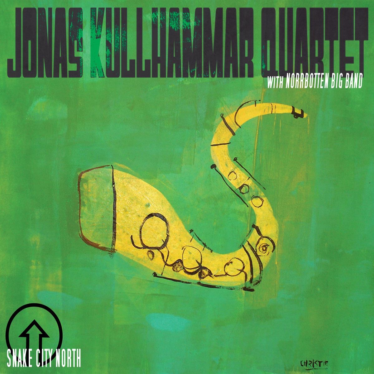 Snake City North by Jonas Kullhammar Quartet with Norrbotten Big Band album cover