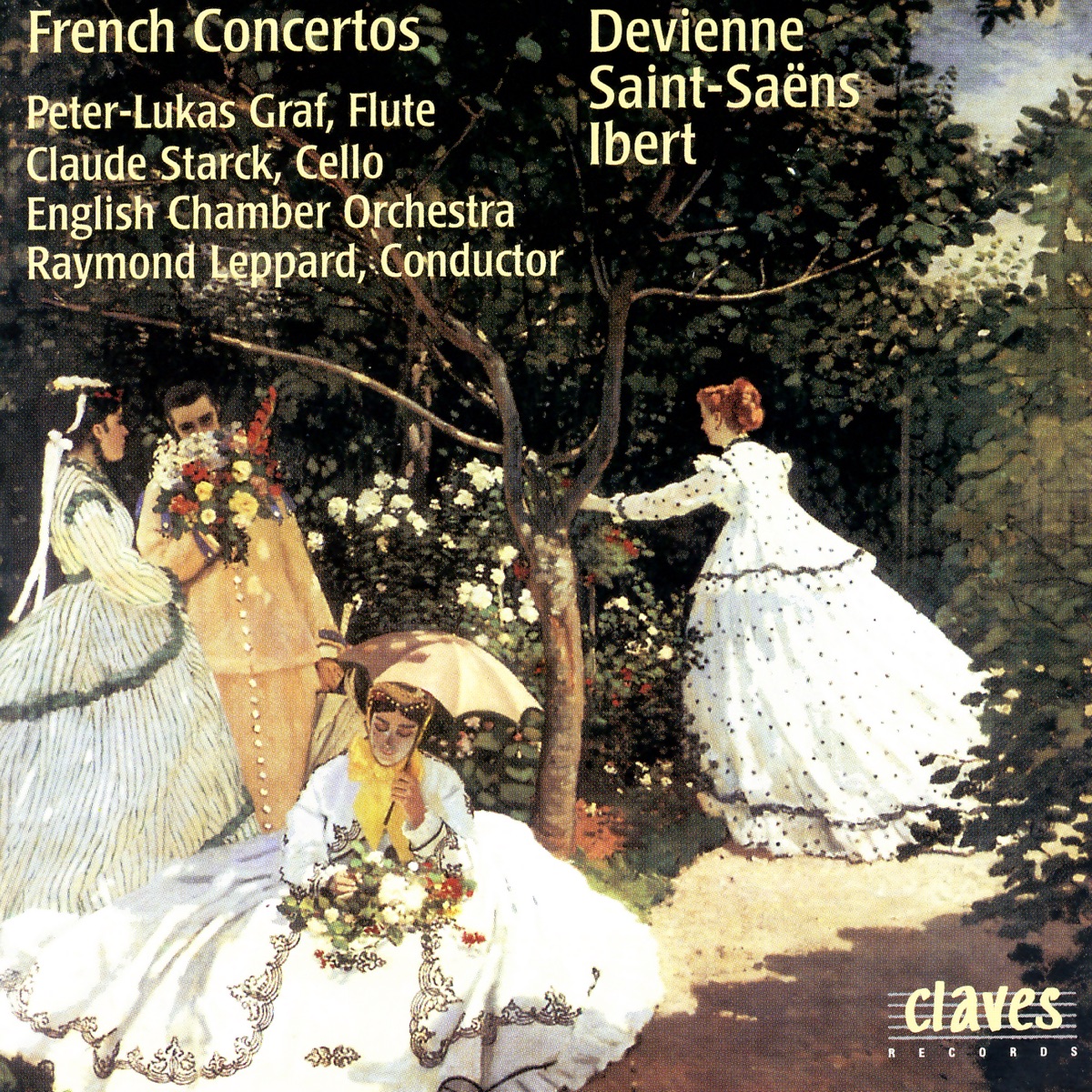 French Concertos by Claude Starck, English Chamber Orchestra, Peter-Lukas Graf & Raymond Leppard album cover