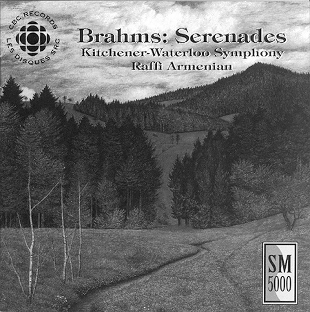 Brahms: Serenades by Raffi Armenian & Kitchener-Waterloo Symphony album cover