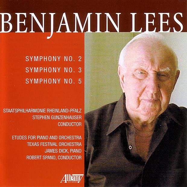 Lees: Symphonies Nos. 2, 3 & 5 by James Dick, Staatsphilharmonic Rheinland-Pfalz, Stephen Gunzenhauser & Texas Festival Orchestra album cover