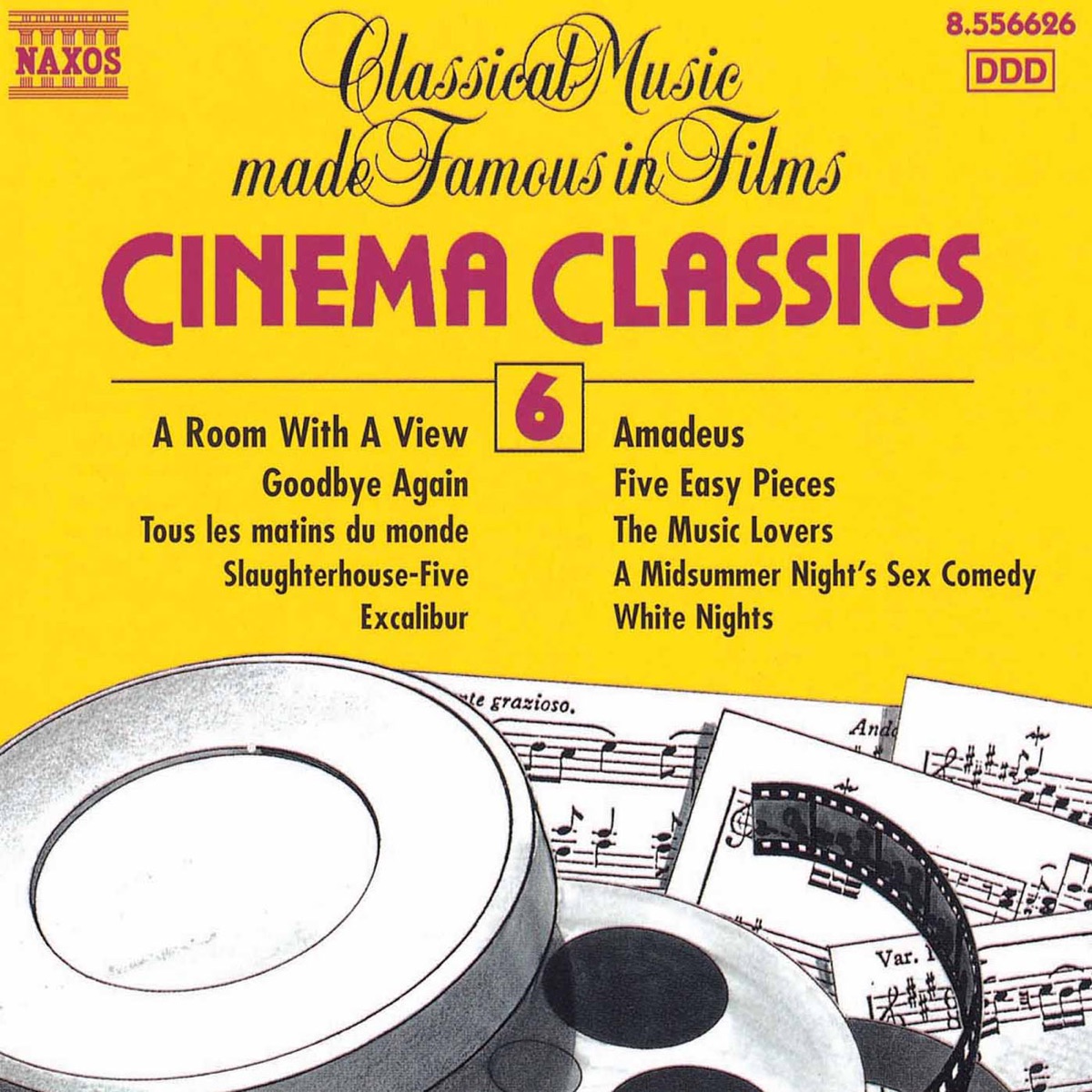Cinema Classics, Vol. 6 by Johannes Wildner, Polish National Radio Symphony Orchestra, German Wind Soloists, Anthony Bramall, Slovak Philharmonic Orchestra, Spectre de la Rose, İdil Biret, Johann Aratore, Janez Lotric, Slovak Radio Symphony Orchestra, Alexander Rahbari, Belgian Radio and Television Philharmonic Orchestra, Bohdan Warchal, Capella Istropolitana, Adrian Leaper & Royal Philharmonic Orchestra album cover