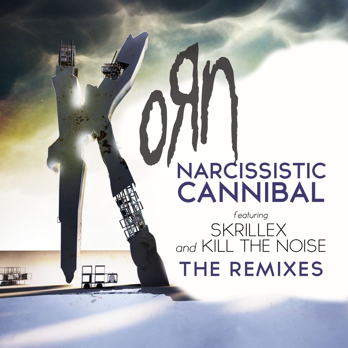 Narcissistic Cannibal: The Remixes (feat. Skrillex & Kill the Noise) - EP by Korn album cover