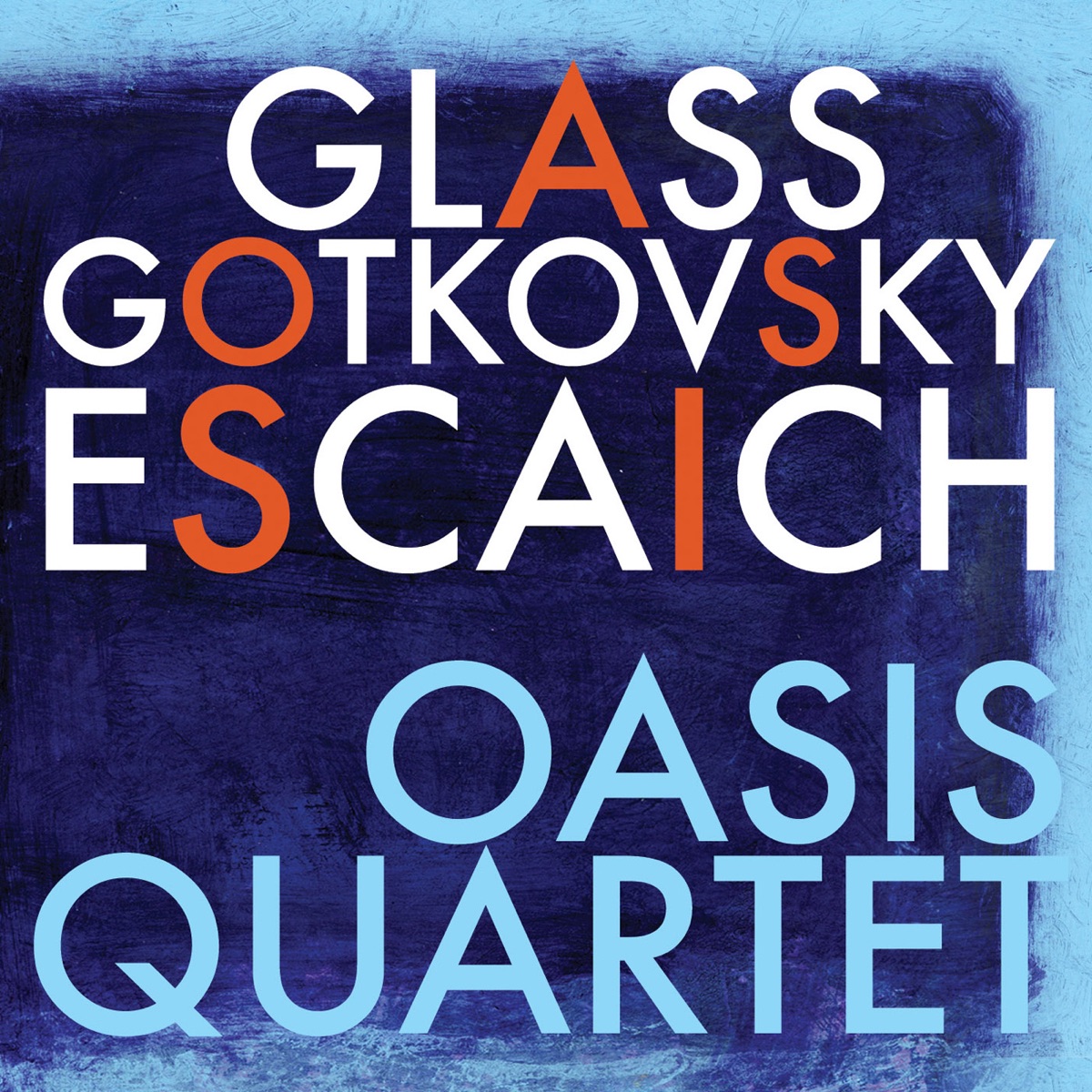 Glass, Escaich & Gotkovsky: Oasis Quartet by Oasis Quartet album cover