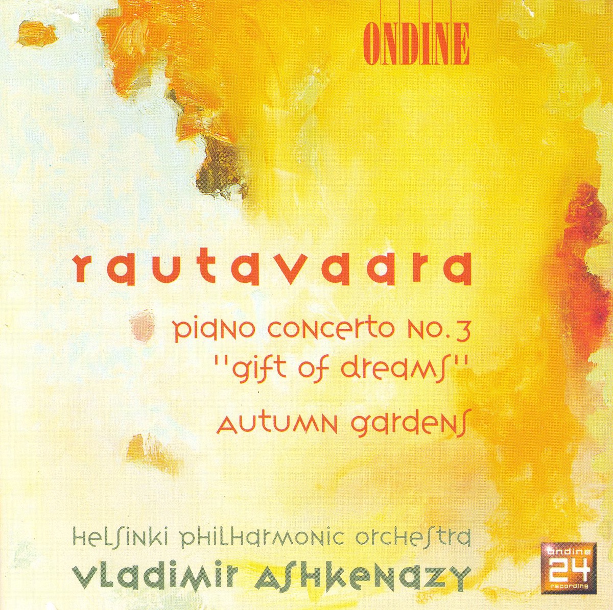 Rautavaara: Piano Concerto No. 3, Autumn Gardens by Vladimir Ashkenazy & Helsinki Philharmonic Orchestra album cover