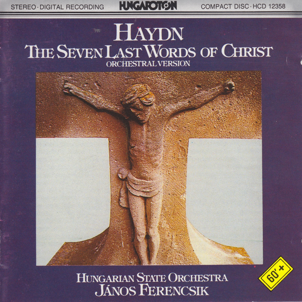 J. Haydn: The Seven Last Words Of Christ (Orchestral version) by Hungarian State Orchestra & János Ferencsik album cover