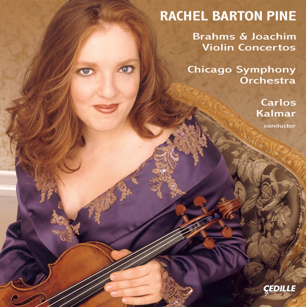 Brahms - Joachim: Violin Concertos by Rachel Barton Pine, Carlos Kalmar, Chicago Symphony Orchestra & Alex Klein album cover
