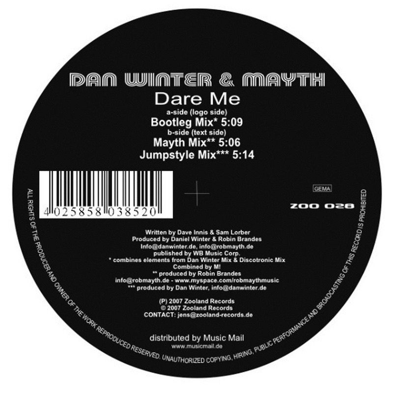 Dare Me by Dan Winter & Mayth album cover