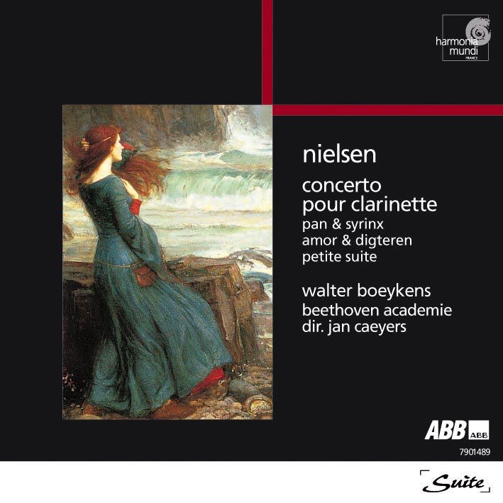 Nielsen: Clarinet Concerto & Works for Clarinet & Orchestre by Walter Boeykens, Beethoven Academie & Jan Caeyers album cover