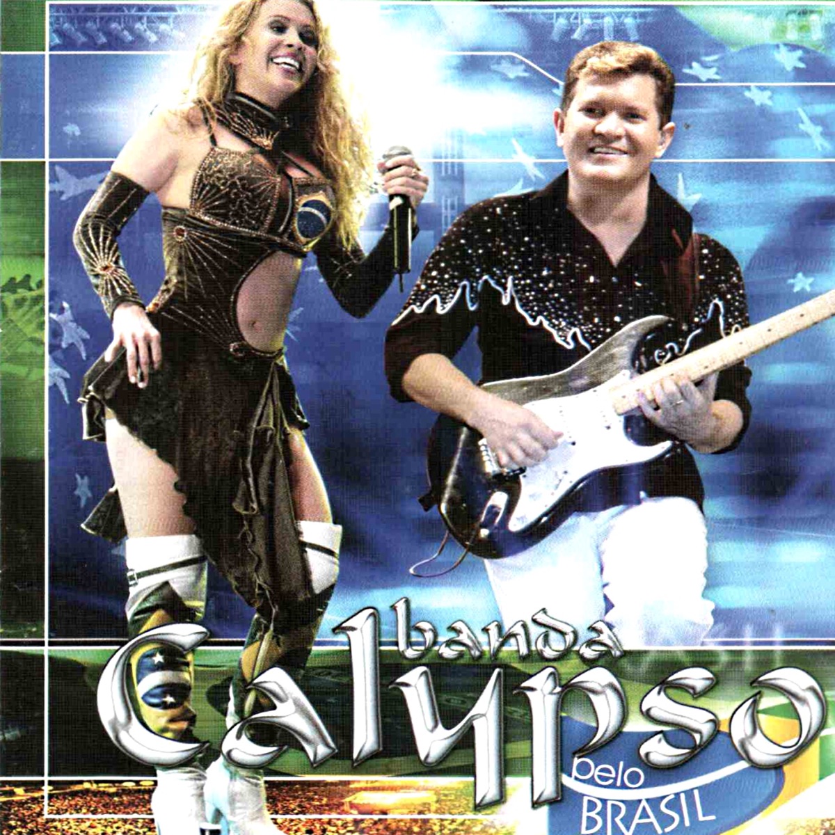 Pelo Brasil (Ao Vivo) by Banda Calypso album cover