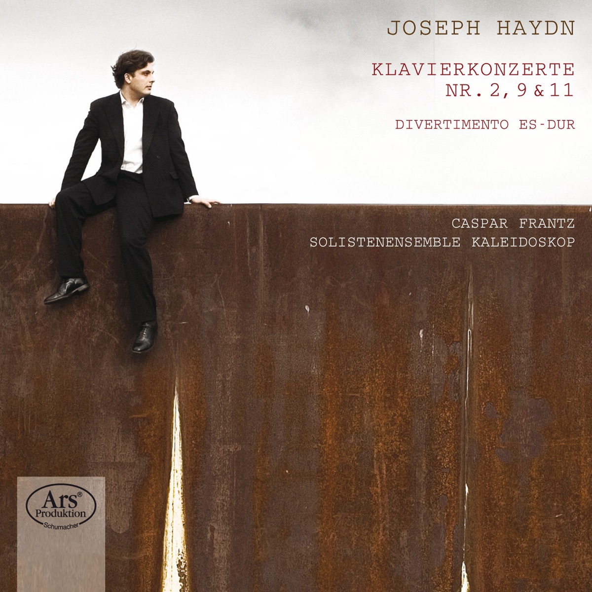 Haydn: Keyboard Concertos - Divertimento in E flat major by Caspar Frantz & Kaleidoscope Soloists Ensemble album cover