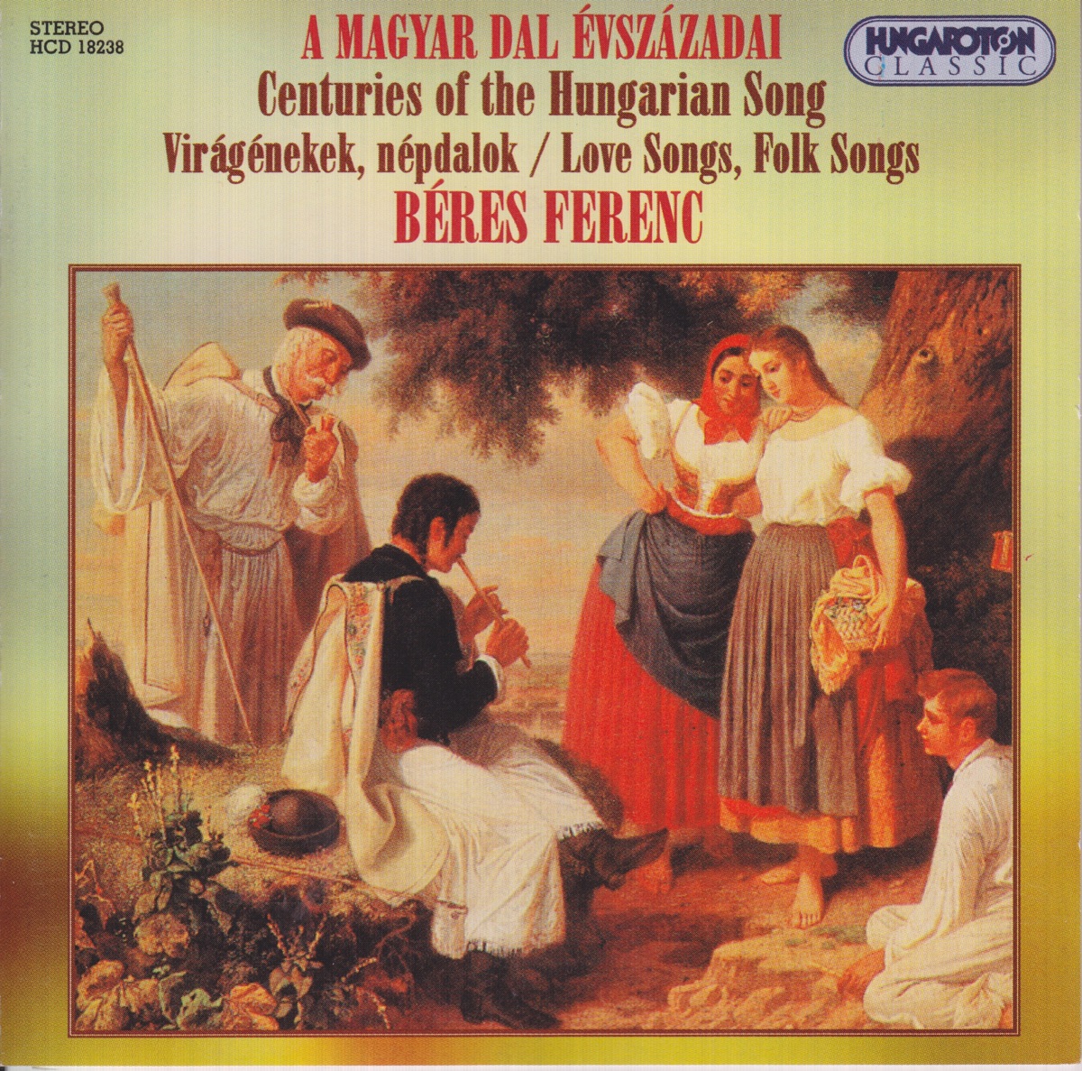 Centuries of the Hungarian Song by Ferenc Béres album cover