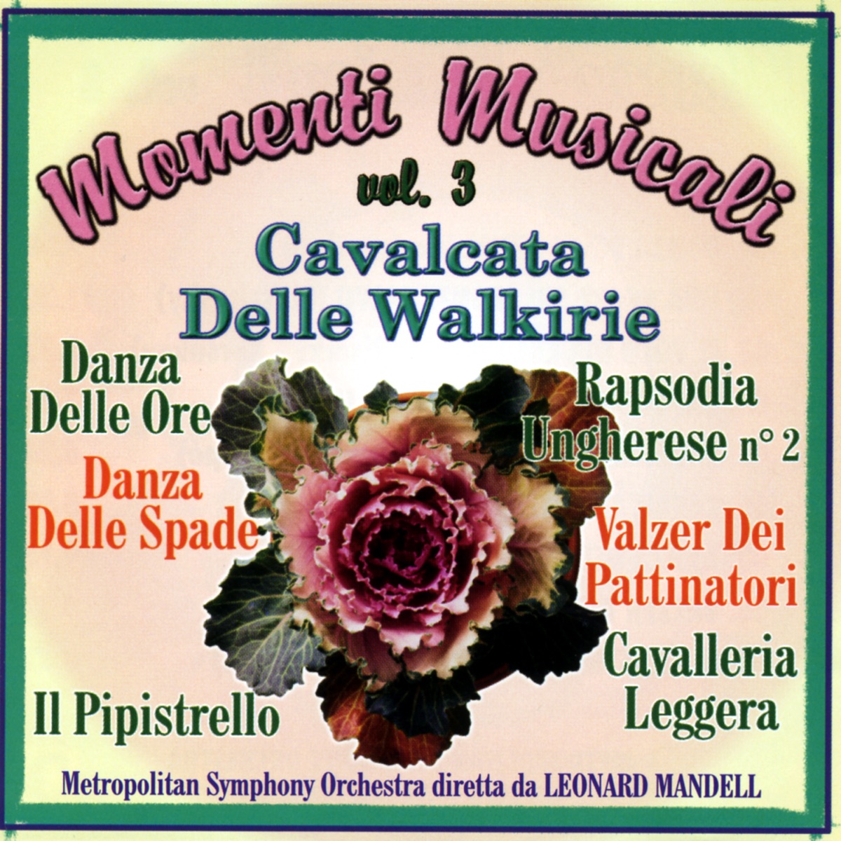 Momenti Musicali Vol. 3 by Leonard Mandell & Metropolitan Symphony Orchestra album cover