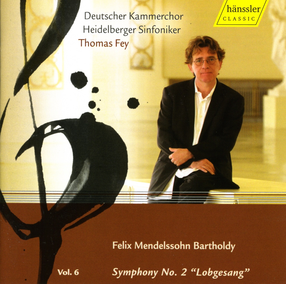 Mendelssohn, Felix: Symphony No. 2, "Lobgesang" by Markus Schäfer, Thomas Fey, Heidelberg Symphony Orchestra, Eleonore Marguerre, Ulrika Stromstedt & German Chamber Choir album cover
