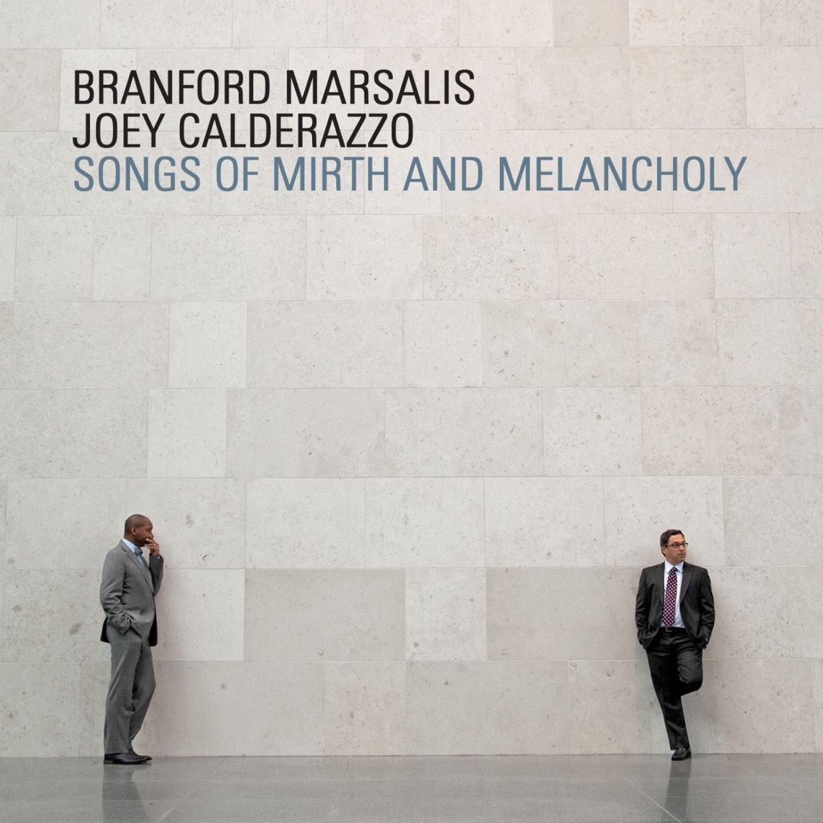 Songs of Mirth and Melancholy by Branford Marsalis & Joey Calderazzo album cover