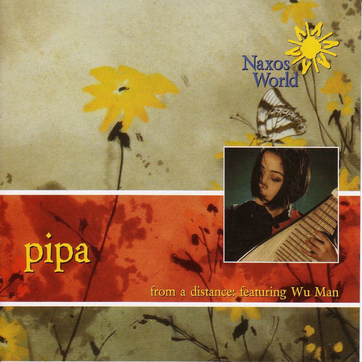 China Man Wu: From A Distance - Pipa Music by Man Wu, Abel Domingues, Stuart Dempster, DJ Tamara & Vincent Wang album cover