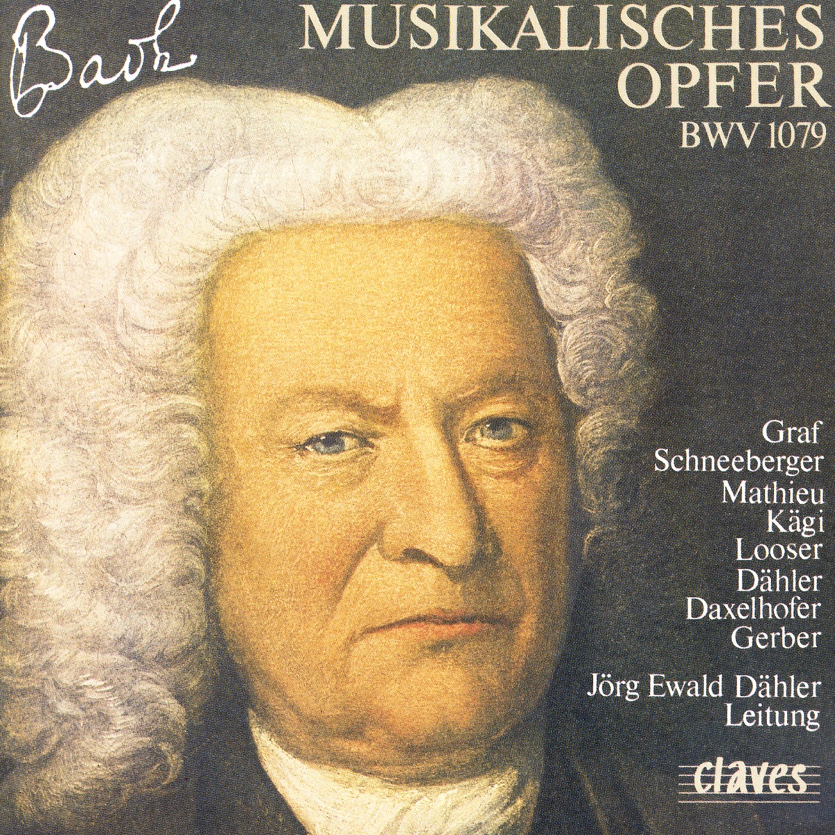 Johann Sebastian Bach: Musicalisches Opfer, BWV 1079 by Hansheinz Schneeberger, Ilse Mathieu, Jörg Ewald Dähler, Peter-Lukas Graf, Rolf Looser & Walter Kägi album cover