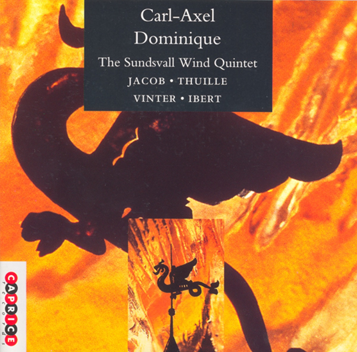 Jacob - Thuille: Sextets - Vinter: 2 Miniatures - Ibert: 3 Pieces Breves by Sundsvall Wind Quintet & Carl-Axel Dominique album cover