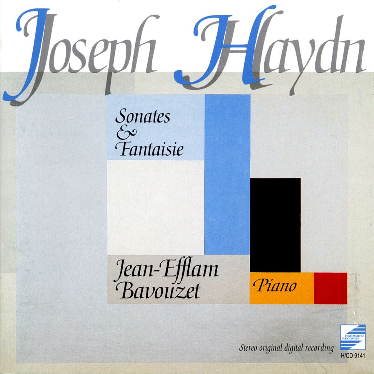 Haydn: Piano Sonatas, Fantasie pour piano by Jean-Efflam Bavouzet album cover