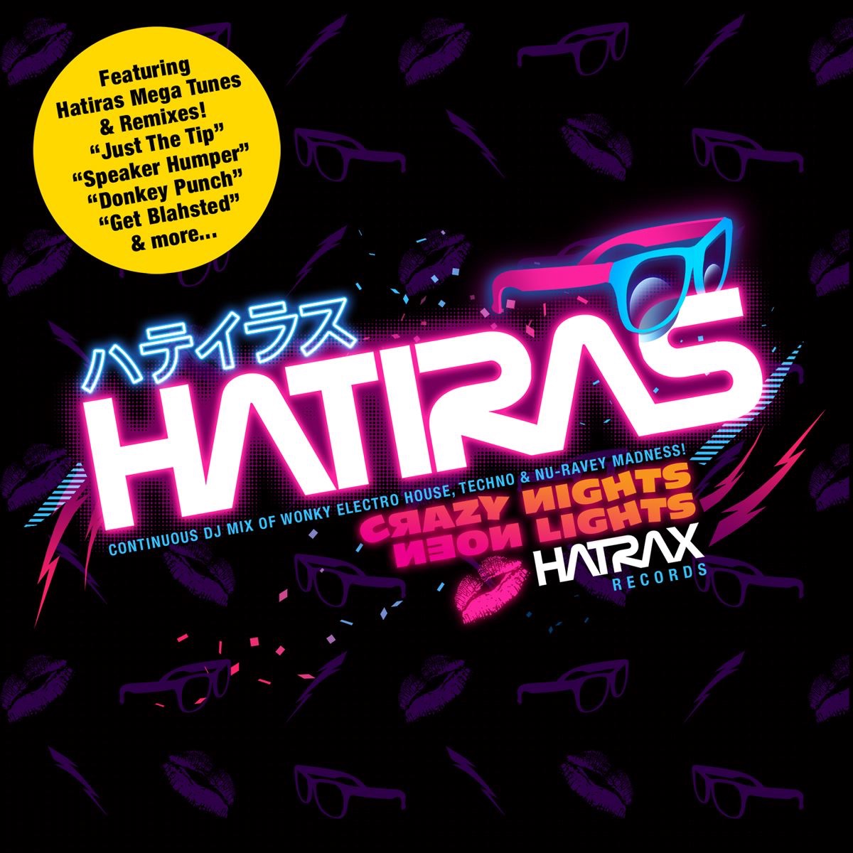 Crazy Nights, Neon Lights by Hatiras album cover