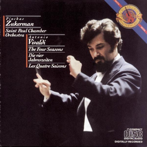 Vivaldi: the Four Seasons by Pinchas Zukerman & The Saint Paul Chamber Orchestra album cover