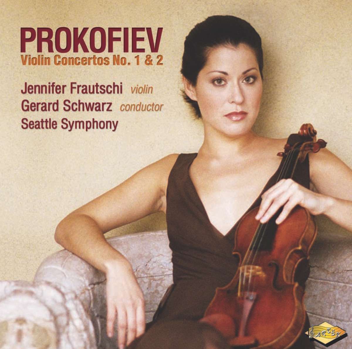 Prokofiev: Violin Concertos Nos. 1 and 2 by Gerard Schwarz, Seattle Symphony & Jennifer Frautschi album cover