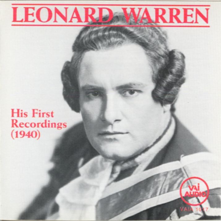 Leonard Warren: His First Recordings (1940) by Leonard Warren album cover