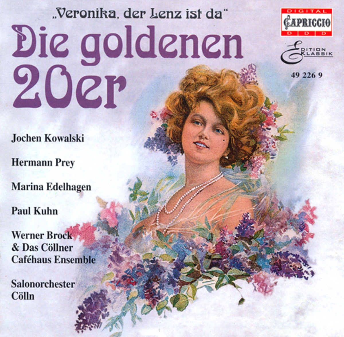 Golden 20's (The) by Werner Brock, Collner Cafehaus Ensemble, Hermann Prey, Paul Kuhn, Jochen Kowalski, Daniel Morgenroth, Cologne Salon Orchestra & Marina Edelhagen album cover